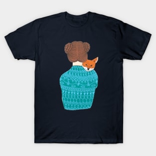 Lady and the fox T-Shirt